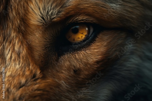close up portrait of a dog.