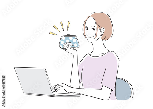 お金の管理を上手にして儲かった女性
