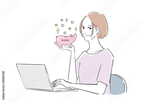 お金の管理を上手にして儲かった女性