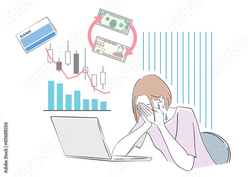 20230610資産運用に失敗して損をしてしまった女性