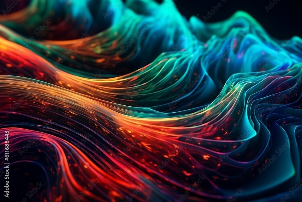 abstract fractal background. abstract fractal background.
