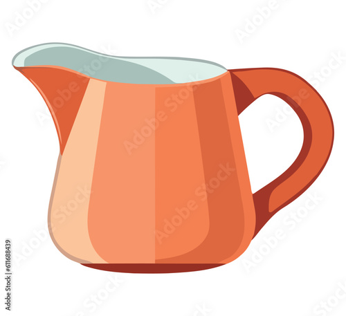 earthenware jar design illustration