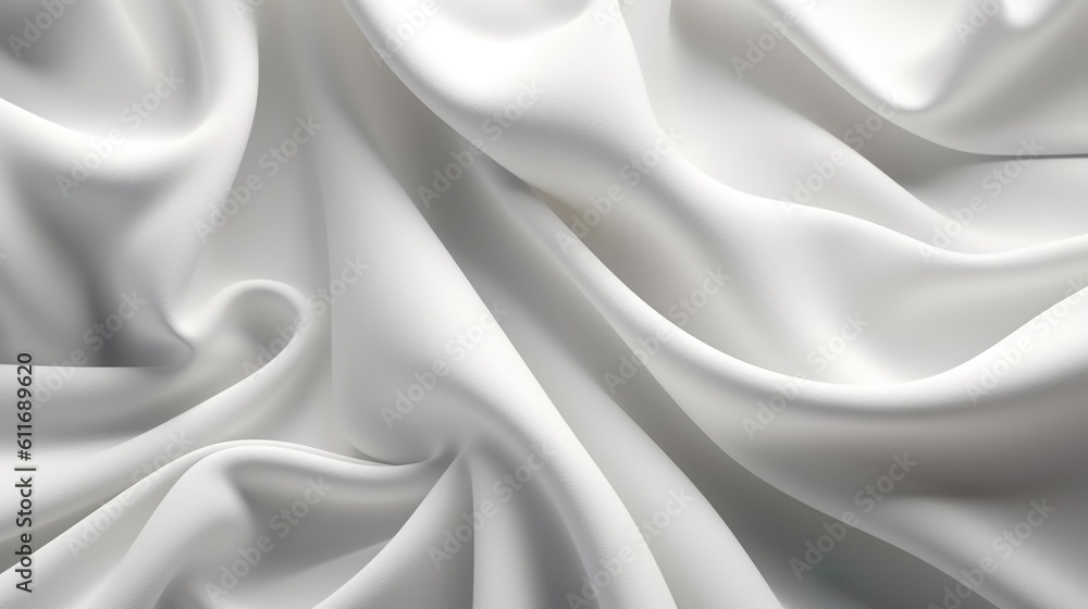 Obraz premium white satin fabric