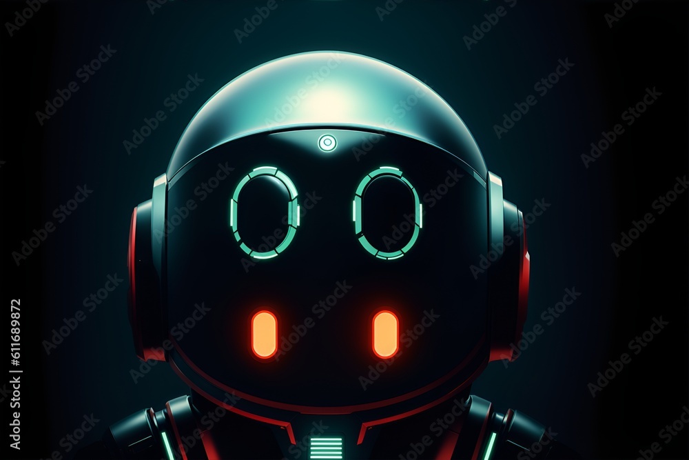 AI Chatbot Companion: Conversational Robot in 3D Render AI Chatbot Companion: Conversational Robot in 3D Render