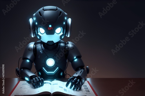 AI Chatbot Companion: Conversational Robot in 3D Render