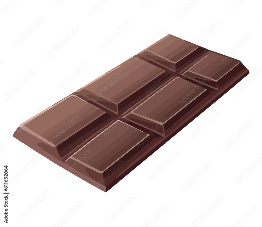 Dark chocolate bar with cacao Dark chocolate bar with cacao