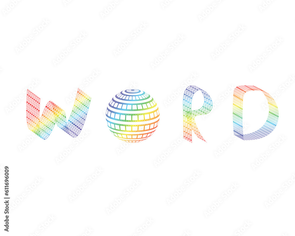 Vetor de reels caption rainbow reels png free download rainbow reels