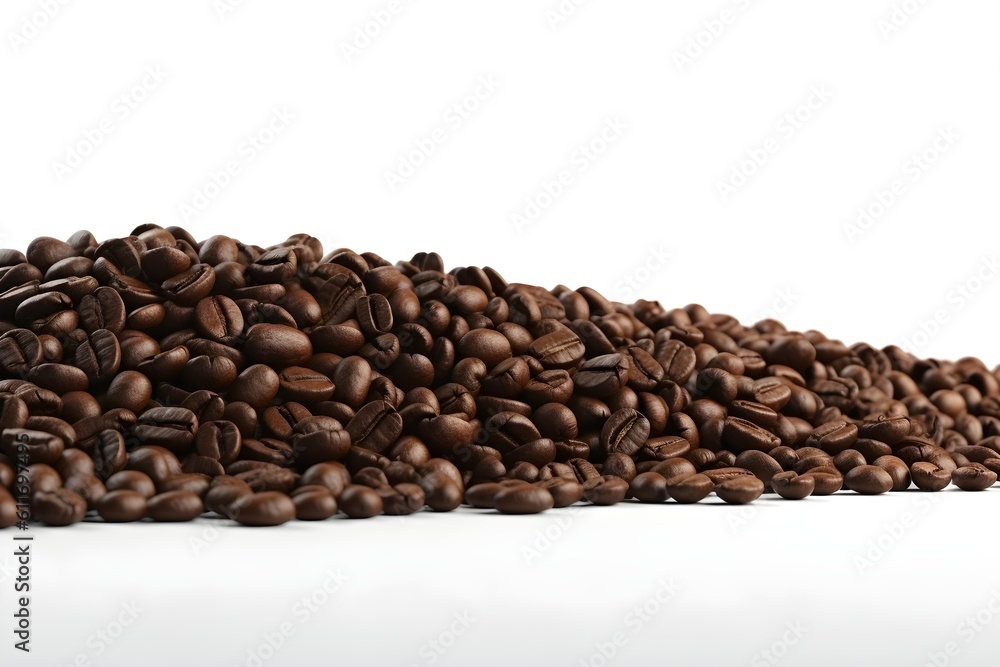 coffee beans isolated on white background coffee beans isolated on white background