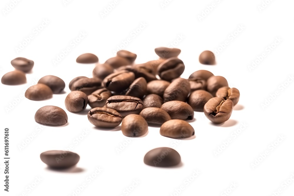 coffee beans isolated on white background coffee beans isolated on white background