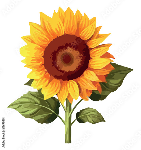 Yellow sunflower design