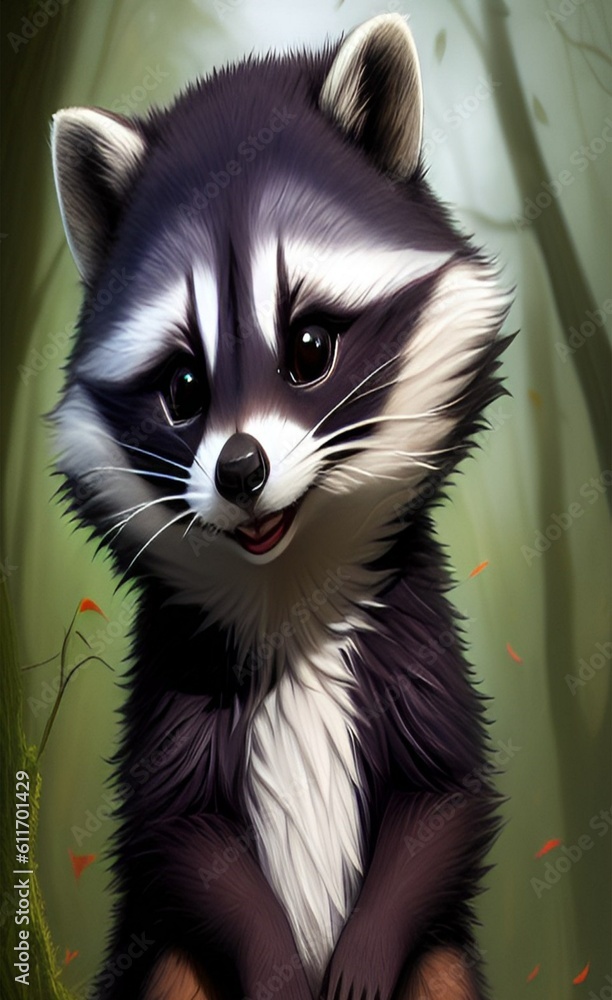 Obraz premium Racoon