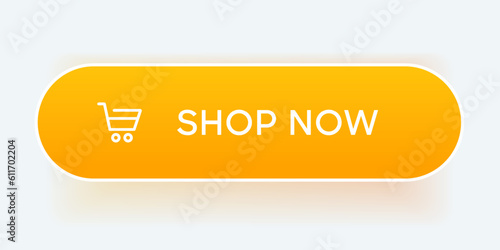 3d click here web buttons. Set of action button, hand cursor and arrow pointing click link buttons. Add to cart, shop now buttons. Online shopping icons for UI UX website, mobile app.