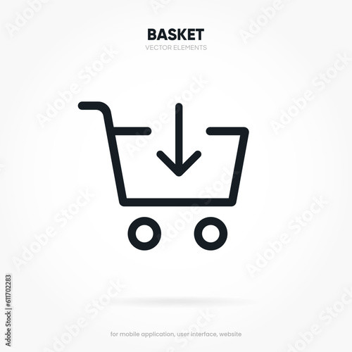 3d add button add icon add to cart icon, shopping cart sign, online shopping, click here, buy push button for website, mobile app, UI, GUI, UX.