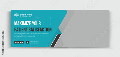 Medical Health Dental Care Timeline Cover Design Templates, hospital healthcare web social media post Banner Templates and Web Banner Templates Designs for Social Media Banner Templates,
