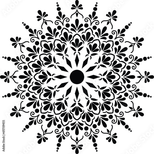  Creative luxury mandala background ornamental decorative element in circle shape