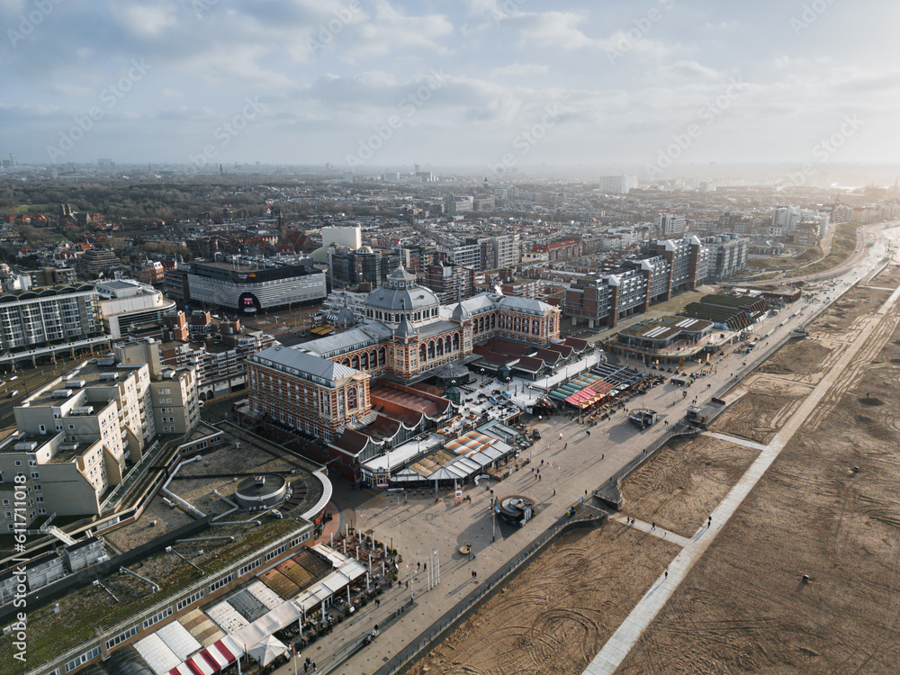 Fototapeta premium Kurhaus from a high view
