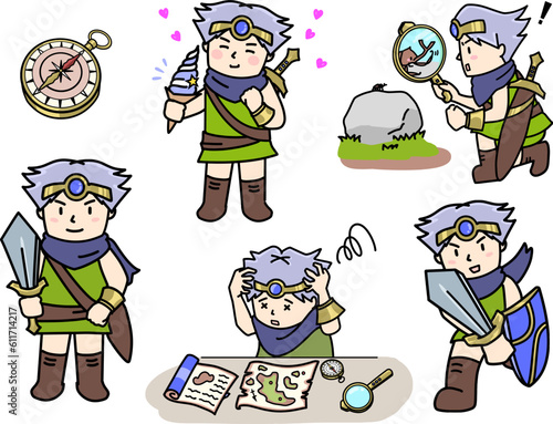 RPG風勇者冒険いろいろセット