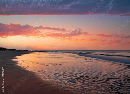 sunset at the beach