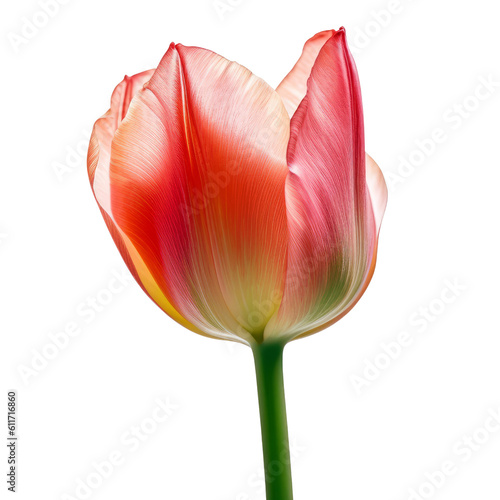 tulip isolated on transparent background cutout