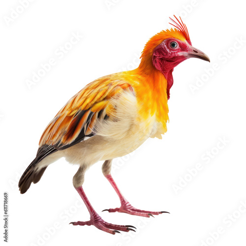 chicken isolated on transparent background cutout © Papugrat