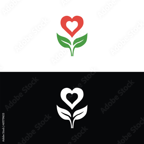 Green leaves Tree leaf ecology nature vector icon,Cuktivated plant in nature logo. Vector graphic design,Unique design. Premium vector.Health care logo design bundle photo