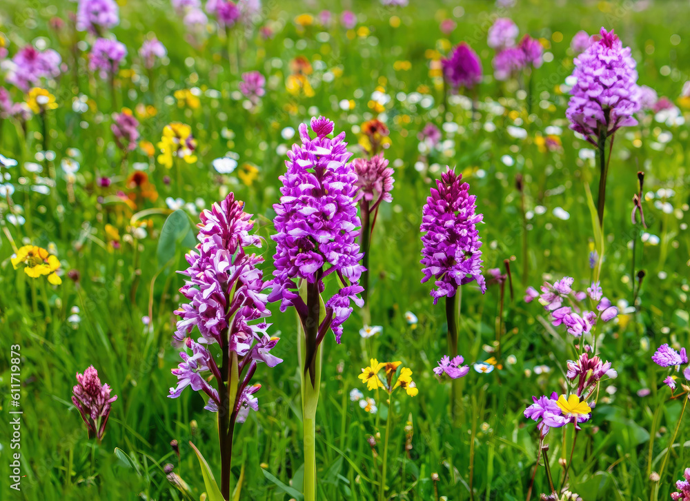 flowers in a field flowers in a field