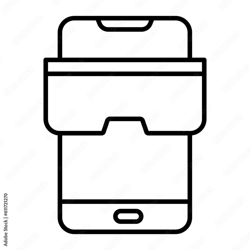 AR App Thin Line Icon AR App Thin Line Icon