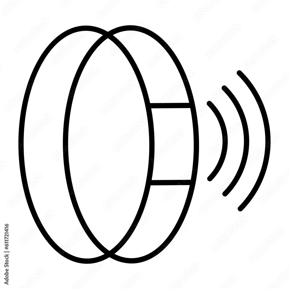 Smart Band Thin Line Icon Smart Band Thin Line Icon