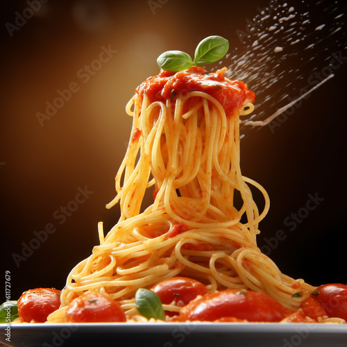 Spaghetti Delicious Made with Generative AI