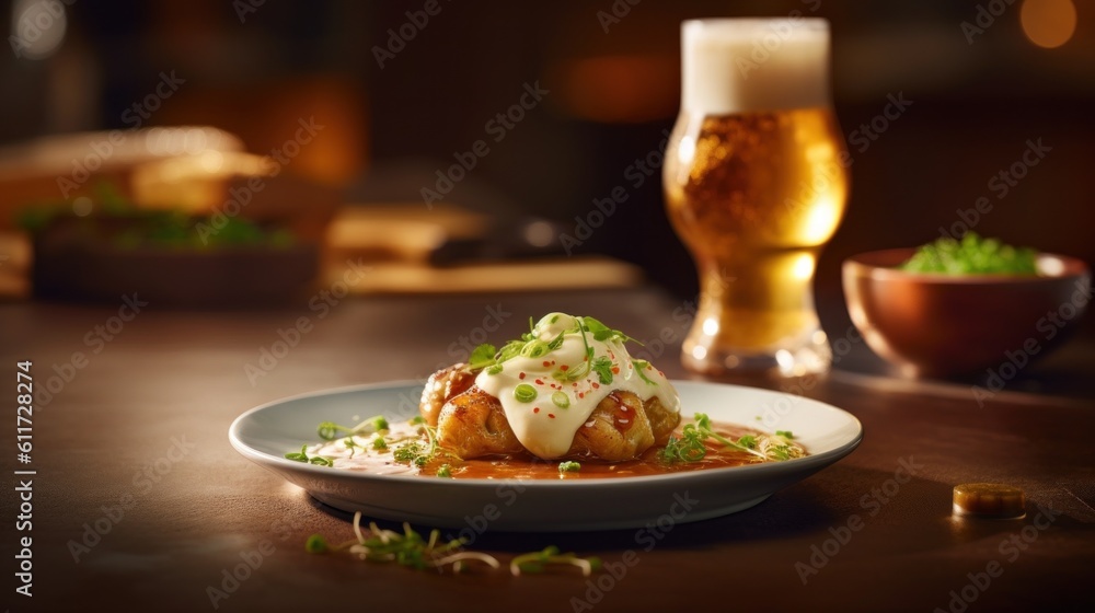 Frothy Beer Glasses Overflowing with Joy and Flavor. Capturing Smiling Friends Enjoying Golden-Hued Delights and Effervescent Moments. generative ai Frothy Beer Glasses Overflowing with Joy and Flavor. Capturing Smiling Friends Enjoying Golden-Hued Delights and Effervescent Moments. generative ai