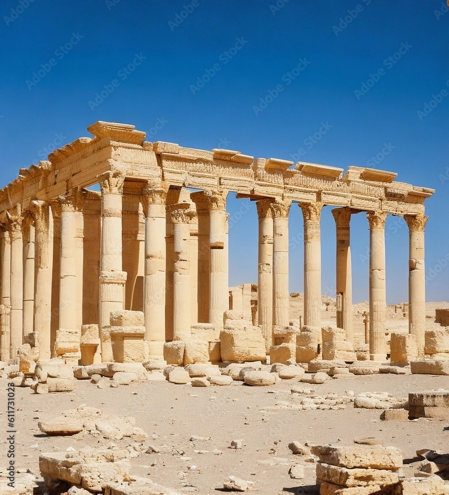 Palmyra ruins in Syria