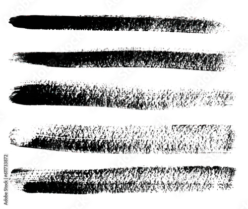 Set of vector brushes. Text frames and grunge patches. Highly detailed abstract vector backgrounds.