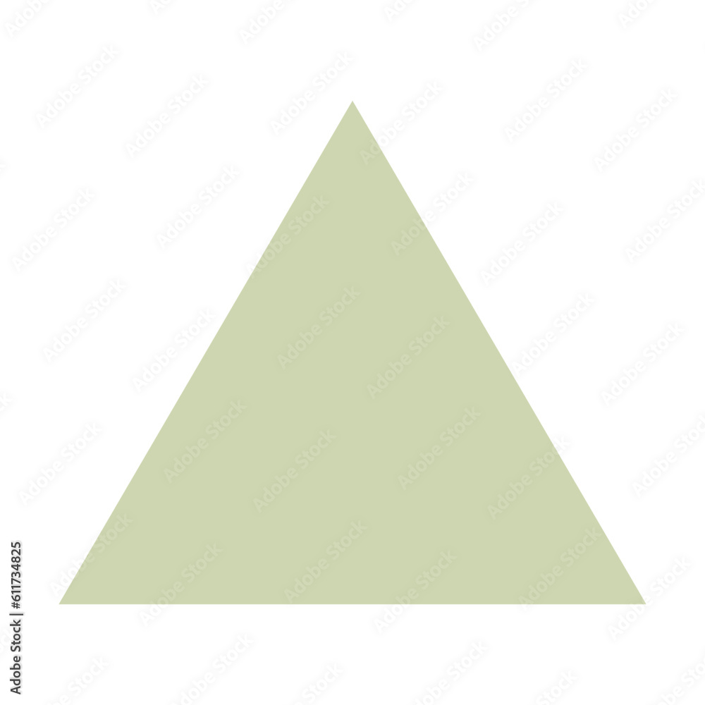 Triangle geometric shape element symbol for preschool education for kids mathematics learning illustration Triangle geometric shape element symbol for preschool education for kids mathematics learning illustration