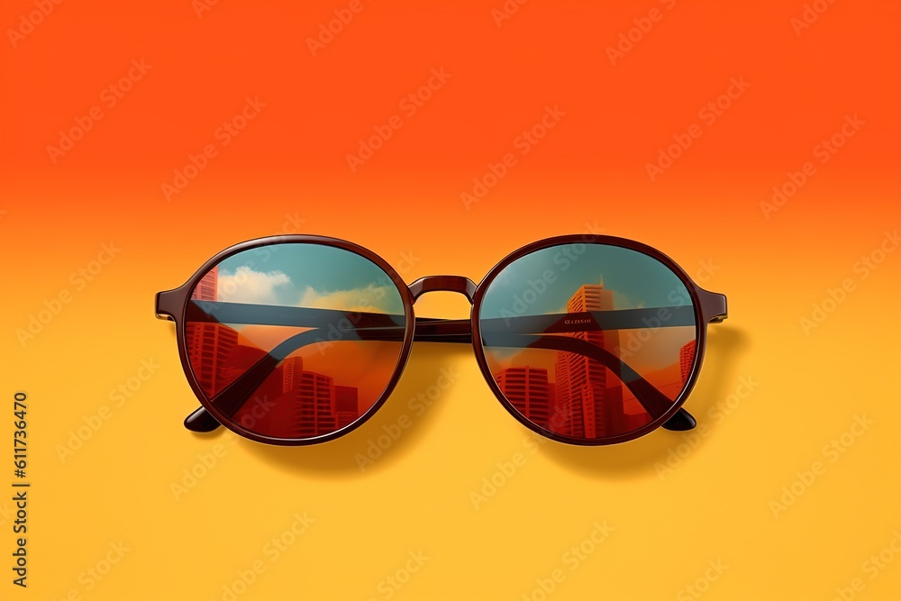 sunglasses on a summer background sunglasses on a summer background