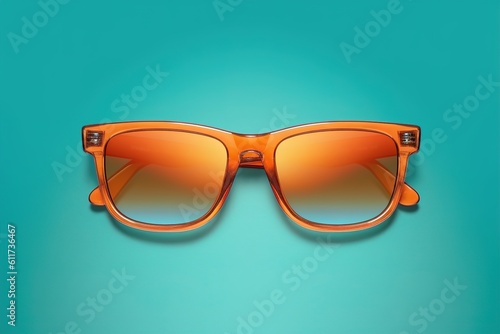 sunglasses on a summer background