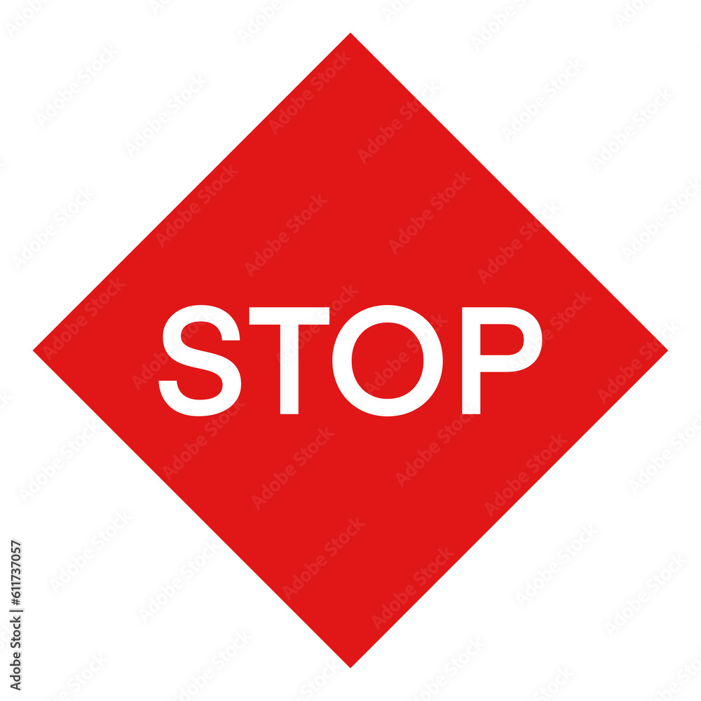 Road Sign Simple Vector PNG Quote Stop Red Road Sign Simple Vector PNG Quote Stop Red