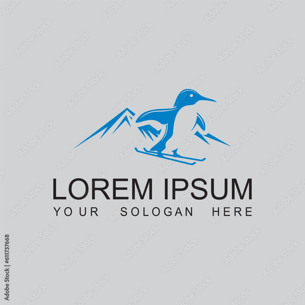 Fototapeta premium logo bird logo
