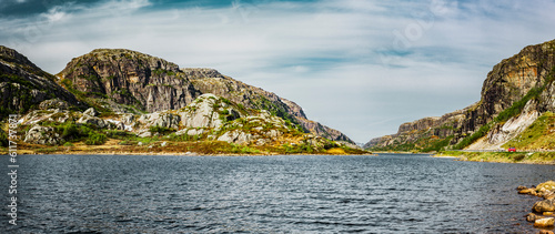 Blick auf einen See in Norwegen