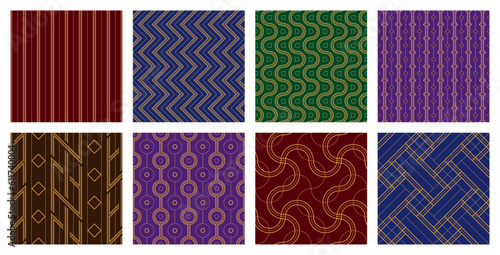 Luxurious stripe seamless pattern
