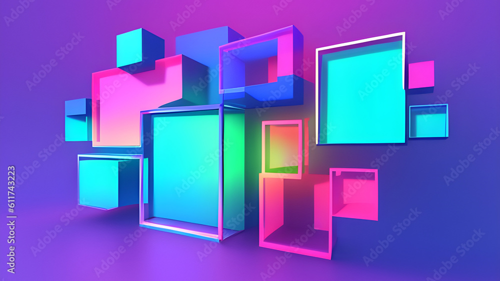 abstract colorful background Generative AI abstract colorful background Generative AI
