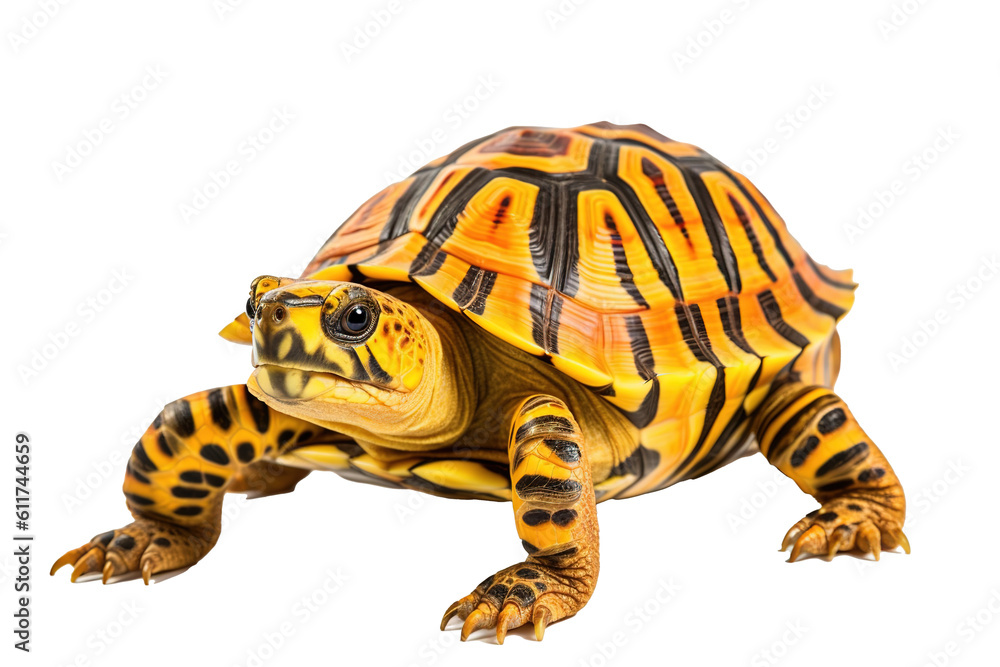 Obraz premium Burmese star turtle , generative artificial intelligence 