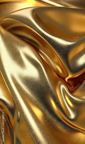 Texture luxueuse en feuille d'or ultra réaliste