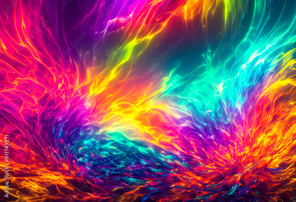 abstract background A wide variety of colorful patterns. background with colorful spectrum bright neon rays and glowing lines. AI Generative, illustration. abstract background A wide variety of colorful patterns. background with colorful spectrum bright neon rays and glowing lines. AI Generative, illustration.