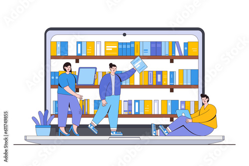 Digital Entertainment and Streaming Services Concept with Person Exploring a Digital Content Library