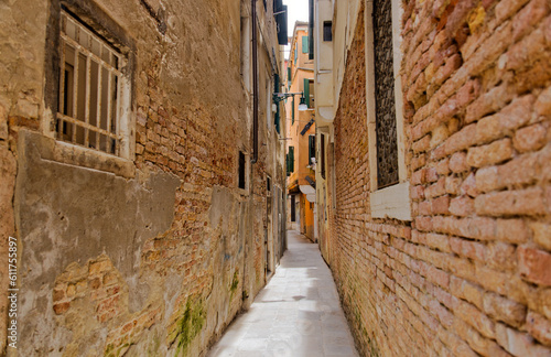 Time-Worn Brick Alleys of Venice