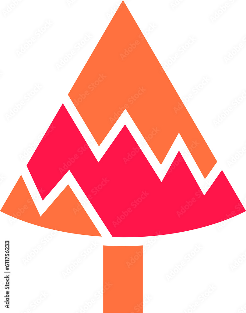 decorative Christmas tree illustration decorative Christmas tree illustration