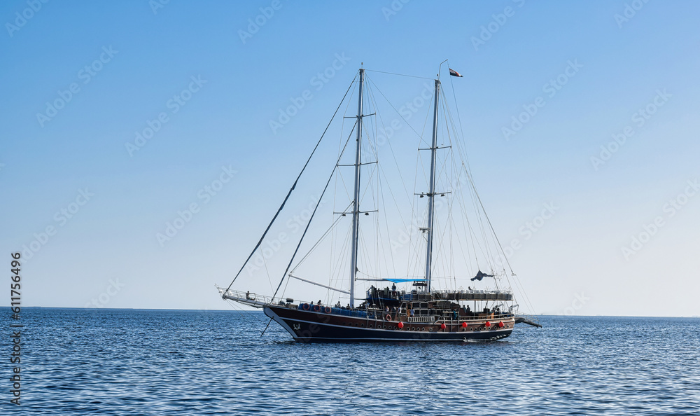 Ship Sailing Red Sea Ship Sailing Red Sea
