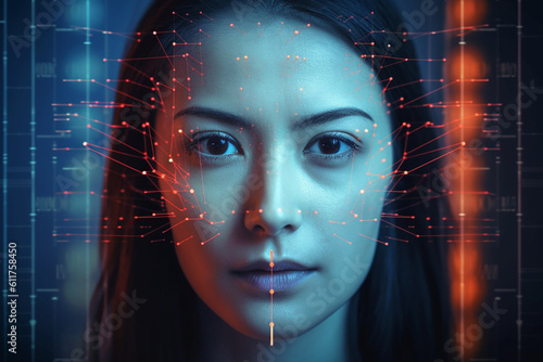 Close-up of person's face, their eyes wide and reflecting glow of computer screen.