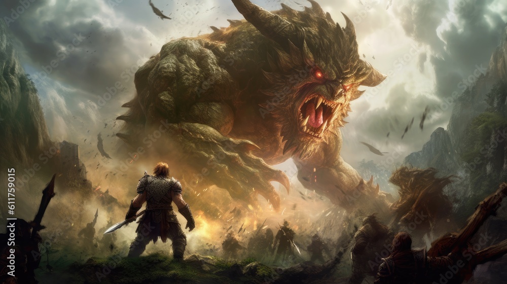 Embark on an epic fantasy adventure into a realm of mythical creatures ...