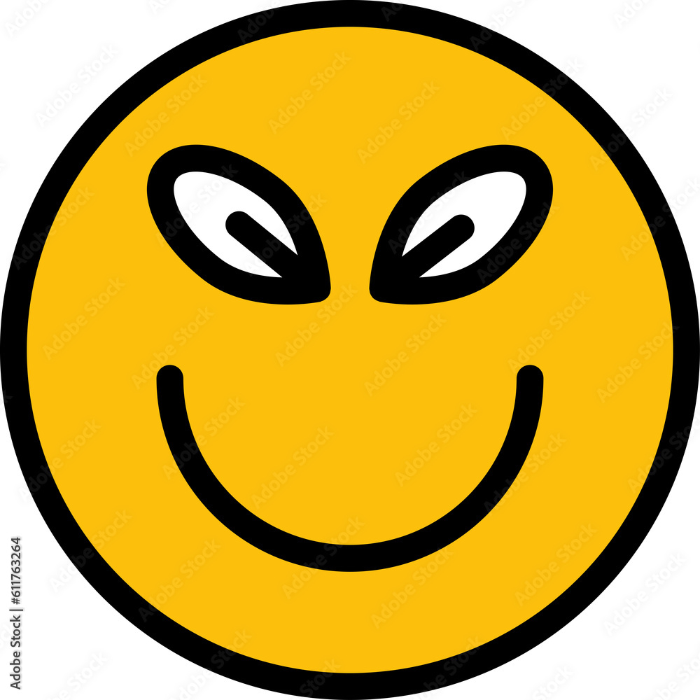 Fototapeta premium smile face emoticon